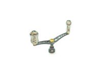 LIVRE 3831 Double Handle Wing 100 Fino Knob for Shimano S2 #Gunmetal/Gold