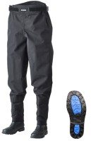 RBB 7731 Waist Surf Waders (Black) 2XL