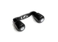 STUDIO COMPOSITE RC-SC EX Plus World Breaker Rubber Coating Knob with Senna Nut 102mm #Gunmetal