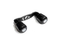 STUDIO COMPOSITE RC-SC EX Plus World Breaker Rubber Coating Knob with Senna Nut 102mm #Gunmetal