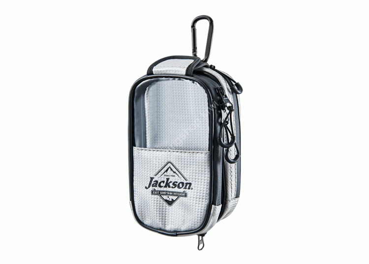 JACKSON Zip Phone Pouch #Silver
