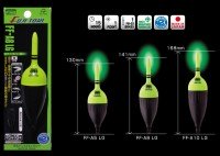 FUJI-TOKI FF-A8LG Ultra Bright Electric Float No.8 / No.5 Green