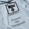 JACKALL Jersey Zip Up Logo Hoodie [Sepia] L