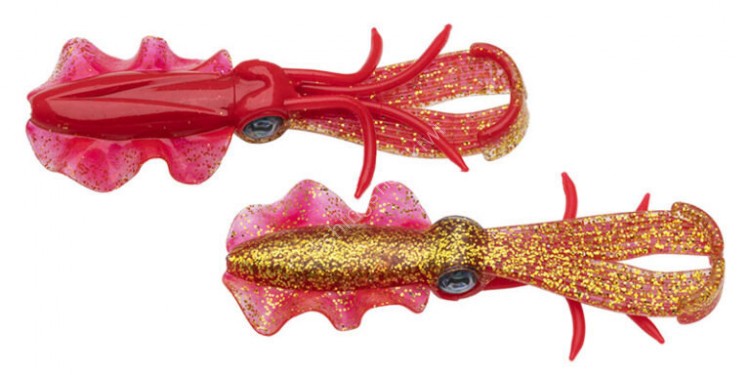 ECOGEAR Power Squid 3.5" #365 Red Gold