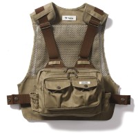 TIEMCO Foxfire Chest Strap Vest (Khaki) Free Size
