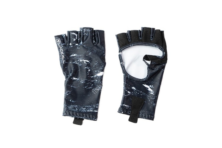 JACKALL Cool Touch UV Cut Gloves (WP Black) L