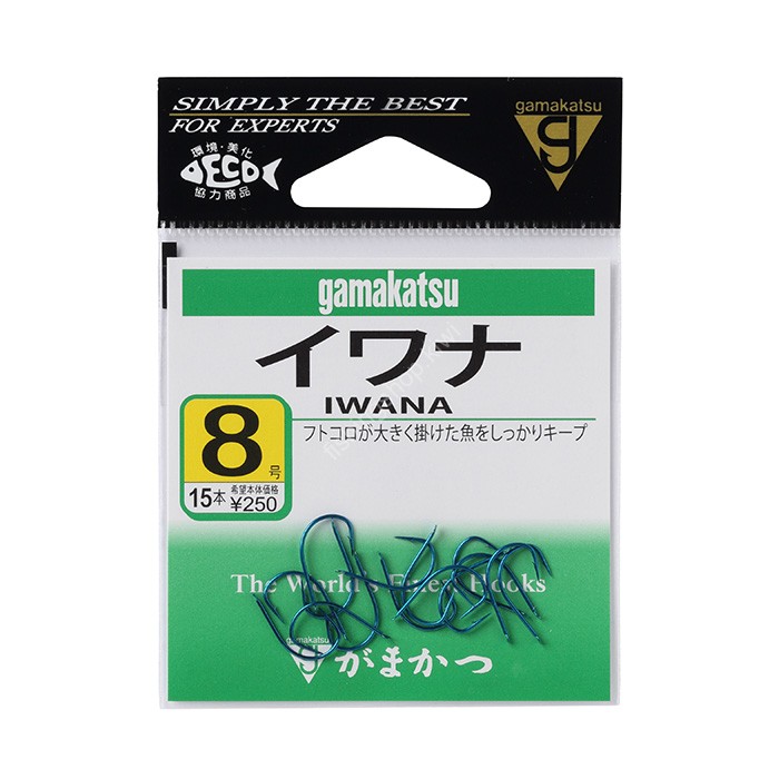GAMAKATSU Iwana Rose [Blue] #8 (15pcs)