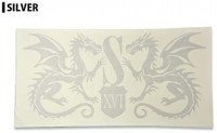 SOULS Cutting Sticker Emblem S Silver
