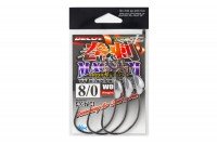 DECOY Makisasu Magnum Weighted Worm130M [NS Black] #10/0 (2pcs)