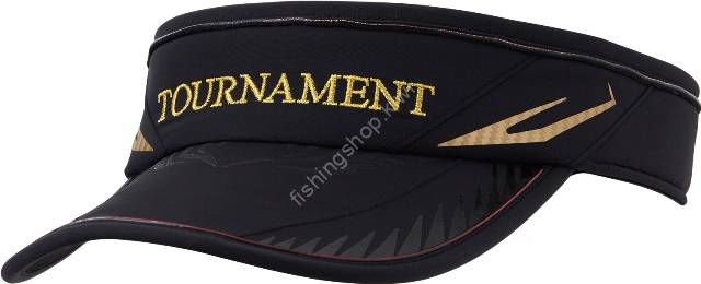 DAIWA DC 6023T Tournament Sun Visor Black Free Size Wear buy at Fishingshop.kiwi