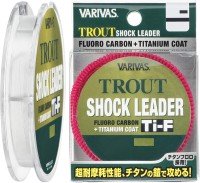 VARIVAS Trout Shock Leader Ti-F Fluorocarbon [Natural] 30m #0.8 (3lb)