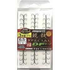 GAMAKATSU T1 KyougiSP DF (Keep) 3 anchors [Nano Smooth Coat] #6.5 Value Pack (27pcs)