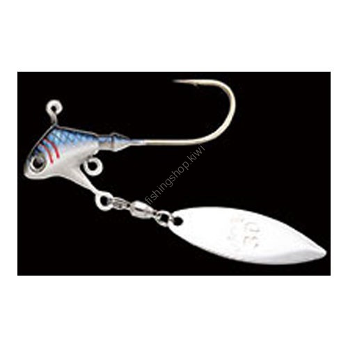 NORIES Pro Rig Spin Willow [Pearl Blue Shad] 10g (2pcs)