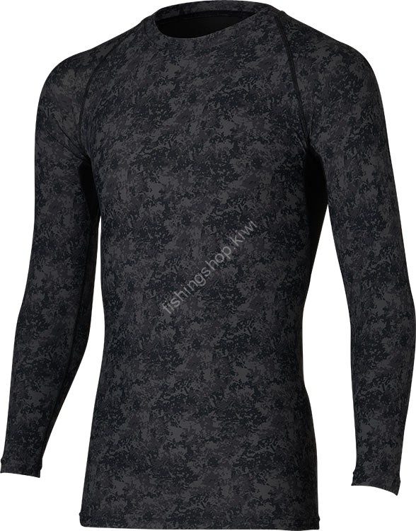 DAIWA DU-6021S Ice Dry Crew Neck Undershirt Bottom Black Camo L