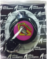 OFFICE EUCALYPTUS Pin-On Reel Gray Trout Peach L Carton Black Colour