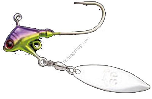 NORIES Pro Rig Spin Willow [Metal Sprayed Glass] 7g (2pcs)