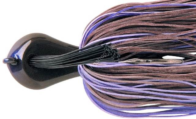 DEPS Sliding Jig 1/4oz Fine Rubber Skirt #08 Brown/Purple