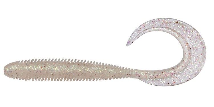 MEGABASS Kemuri Curly 3.5'' #Clear Holo (7pcs)