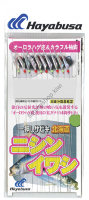 HAYABUSA HS562 ONE PUSH HOKKAIDO HERRING IWASHI AURORA BALD SKIN 10 PCS 11