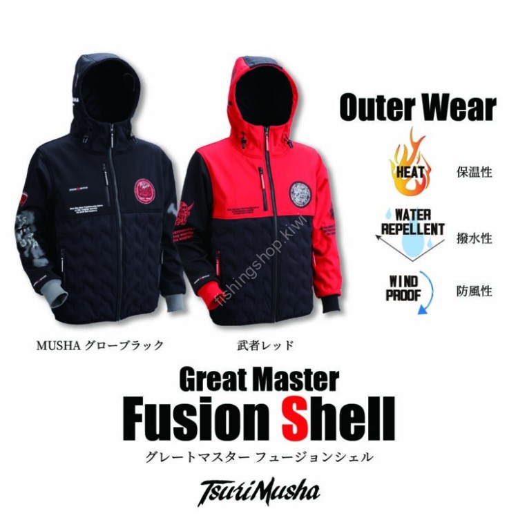 TSURI MUSHA A01801 Great Master Fusion Shell [Musha Glow Black] S