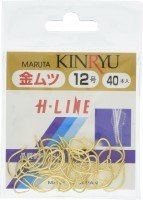 KINRYU H-Line Gold Hooks With Header #14 (9pcs)