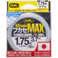 DUEL H.D.Carbon Max Fluorocarbon [Clear] 50m #1.75 (3.7kg)