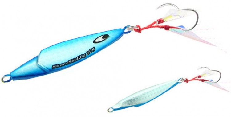 ABU GARCIA Salty Stage Shore Skid Jig 30g #SDBLU Side Blue