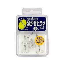 GAMAKATSU Live Bait Hirame [White] #8 (5pcs)
