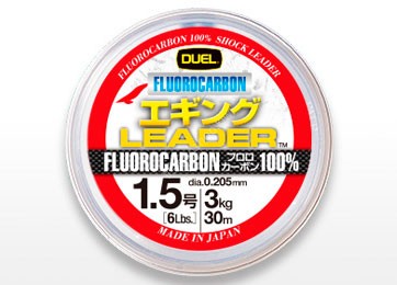 DUEL Eging Shock Leader FC [Natural Clear] 30m #2 (8lb)