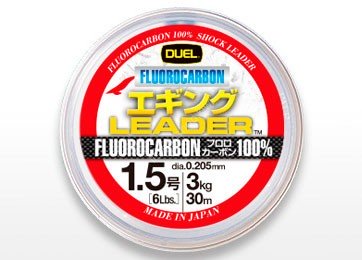 DUEL Eging Shock Leader FC [Natural Clear] 30m #2 (8lb)