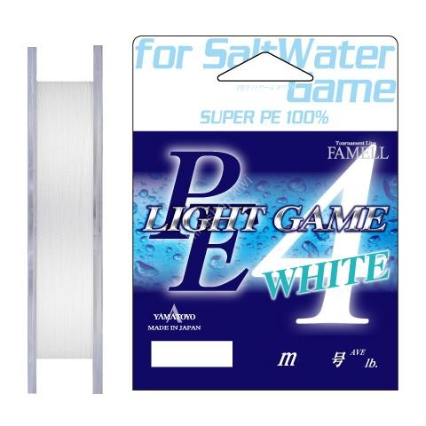 YAMATOYO Tegusu PE Light Game [White] 100m #0.8 (12lb)