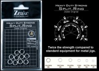 ZEAKE Heavy Duty Strong Split_Ring #5 (10pcs)