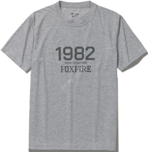 TIEMCO Foxfire C-Shield FF Logo Tee S/S (Gray) S