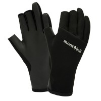 MONT-BELL Montbell ClimaPlen 3 Fingerless F Gloves [Black] M