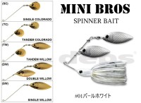 DEPS Mini Bros 1/4oz SW #01 Pearl White