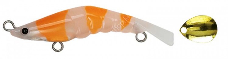 ZIP BAITS ZBL Zoea 49S Blade #236 Bianco Glow / Orange (Gold Blade)