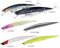 DUO Tide Minnow Slim 140 CLA0602 Clear Pink Head Chart