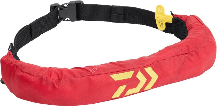 DAIWA DF-2724JM Inflatable Alert Life Jacket [Red] (Waist Type, Automatic / Manual Inflation) F