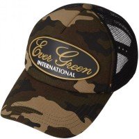 EVERGREEN Big Logo Mesh Cap Brown Camo / BK