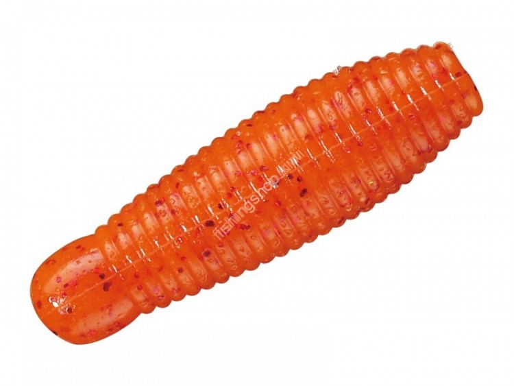 SMITH Gary Yamamoto Tail Less Grub Imo 30 #360 Orange / Small Red Flake