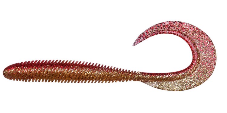 MEGABASS Kemuri Curly 3.5'' #Akakin (7pcs)