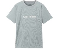 SHIMANO SH-021W Dry Logo T-shirt Short Sleeve Gray WS