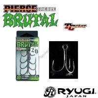 RYUGI Pierce Treble Brutal HPB074 [TC Black] #1/0 (4pcs)