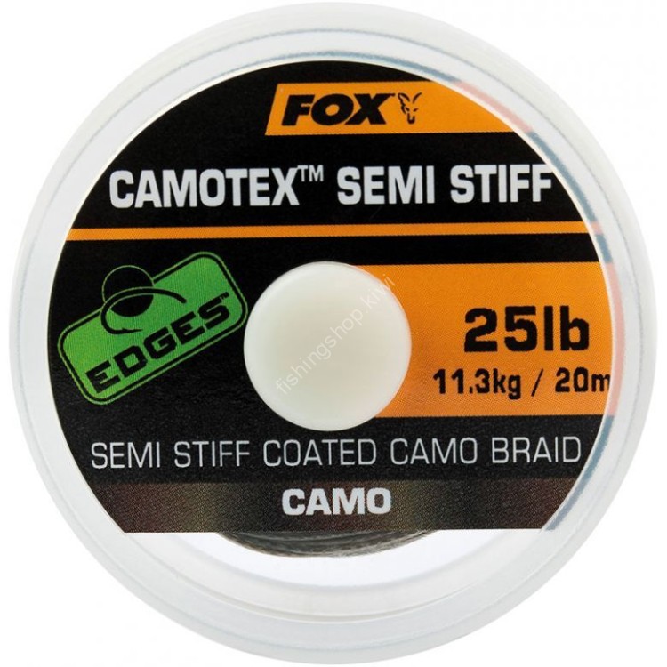 FOX Edges Camotex Semi Stiff Camo [Camo] 20m (25lb)