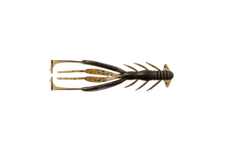 JACKALL Bleeker Jimmy Shrimp 3.8'' #Green Pumpkin Pepper