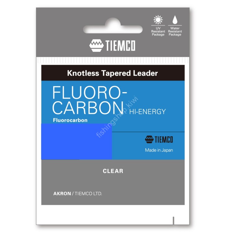 TIEMCO Fluorocarbon HI-ENERGY Leader 02X [Clear] 9ft
