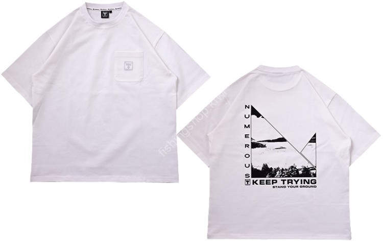 JACKALL Graphic Tee Water Side White S