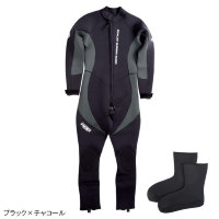 Rbb Submit 8779 RBB Wet Suit U BLK / Charcoal L