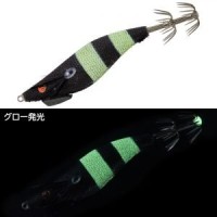 GAMAKATSU 19-353 Speed ​​Metal Egi Dropper F Type #5 Black/Glow Zebra