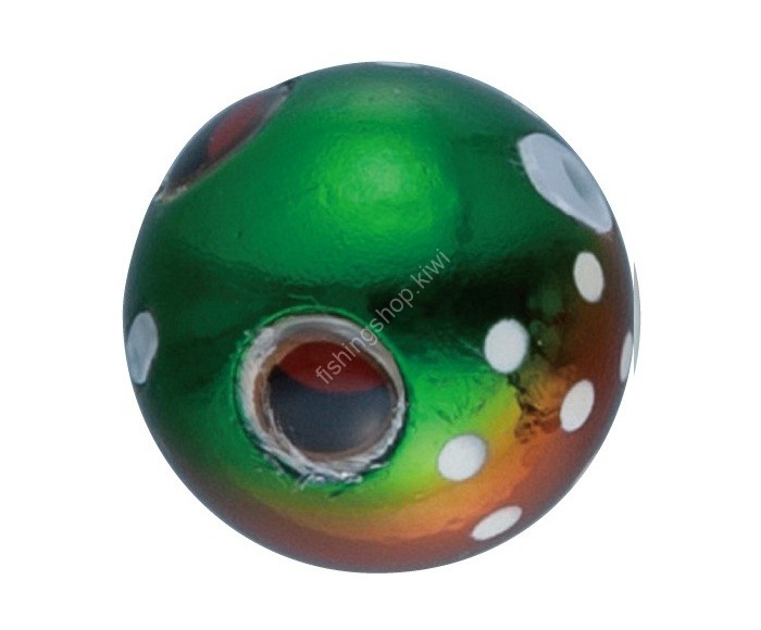 GAMAKATSU Luxxe 19-280 Ohgen "Tai Rubber Q II" Sinker 45g #25 Green Gold Glow Spot